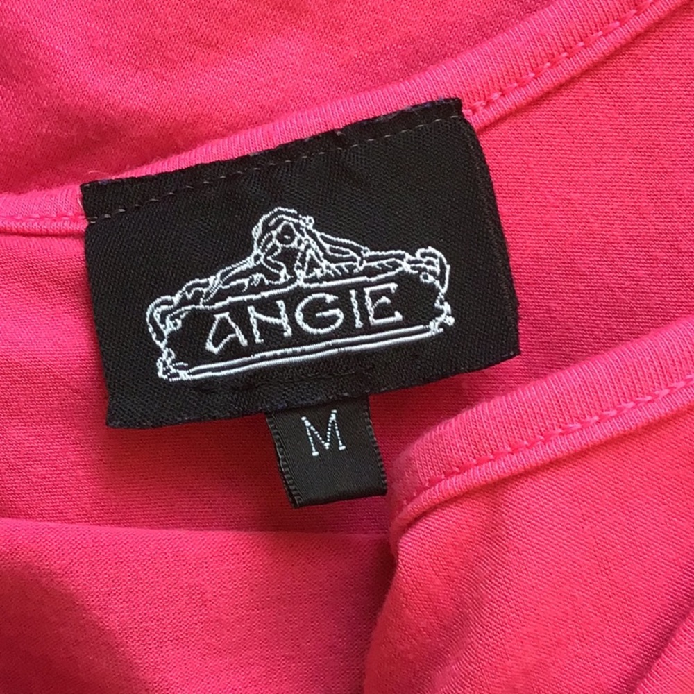 ‘Angie’ Deep Pink Long Hi-Low Sleeveless Dress - Picture 5 of 7